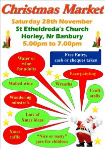 Christmas Market Poster A4 Colour