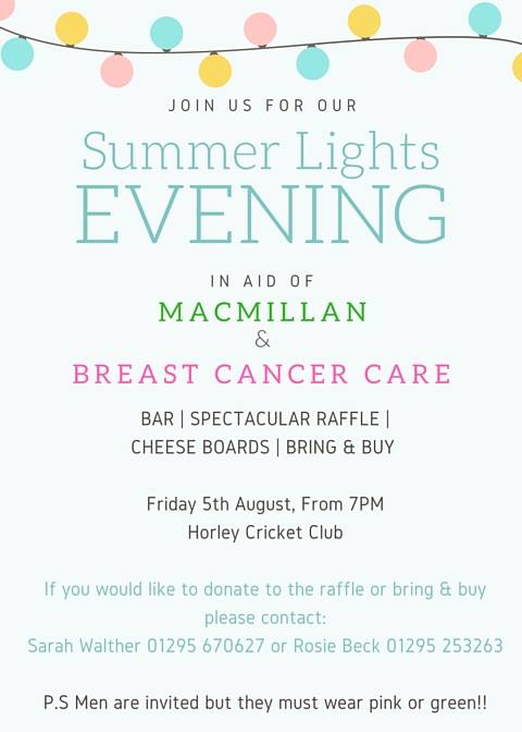 Summer lights evening